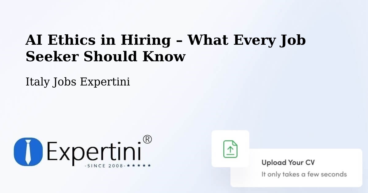 AI Ethics in Recruitment & Hiring – Maniago - Maniago, Italy Jobs Expertini